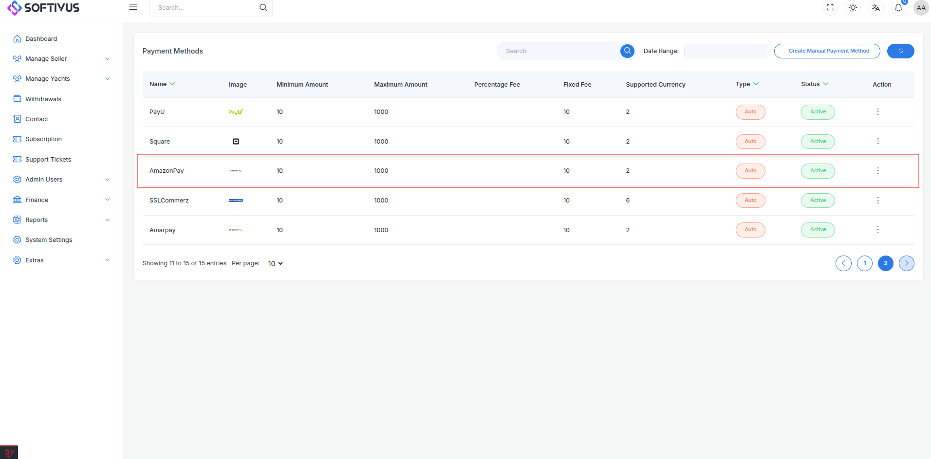 Amazon Pay API Keys