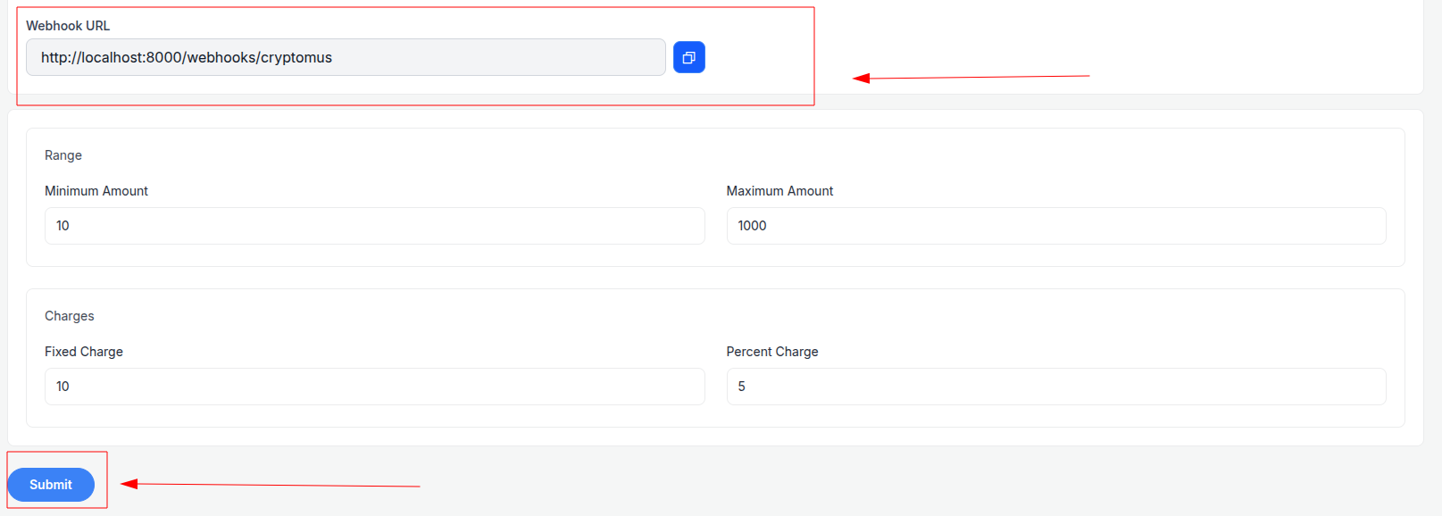 Cryptomus API Keys