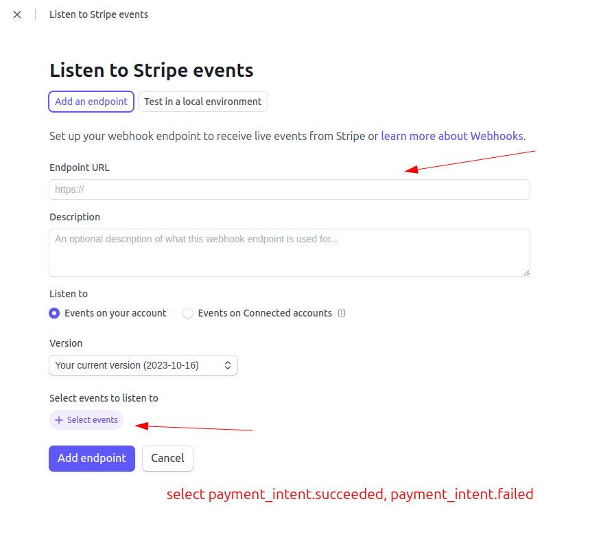 Stripe API Keys