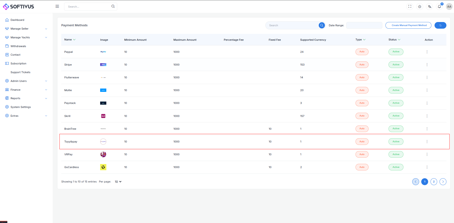 ToyyibPay API Keys